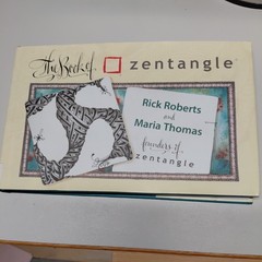 The Book of zentangle~Rick Roberts~Maria Thomas~founders of zentangle~signed