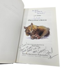 Once Upon A Mouse J.A. Zarifian HC Signed by author & Illustrator 9781787105102