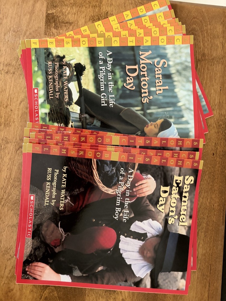 Thanksgiving Books – set of 12, 6 Sarah Morton’s Day, 6 Samuel Eaton’s Day