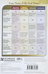 Four Views of the End Times NEW Pamphlet Christian Views Jesus’ Second Coming