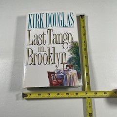 Kirk Douglas Last Tango In Brooklyn Signed Book 1994 Autographed Warner Books