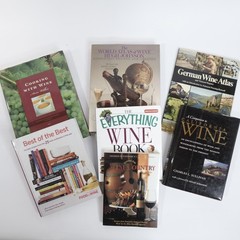 Wine Lover Book Lot World Atlas Wine Country Cooking California German 7 Books