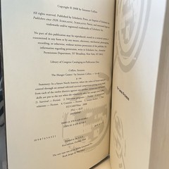 The Hunger Games – Suzanne Collins (Hardcover 1st Printing 10 9 8 7 6 5 4 3 2 1)