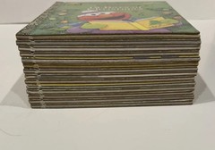 Lot Little Golden Book CTW Sesame Street Big Bird Elmo Grover Bunny Hop Oscar