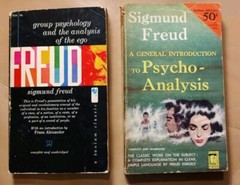Sigmund Freud Psychoanalysis Vintage Paperback Lot 1953 ’60 Group Psychology Ego