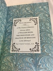 Osler PRINCIPLES & PRACTICES OF MEDICINE Classic of Medicine 1978 Near Mint