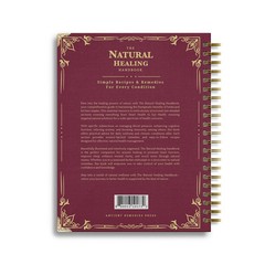 The Natural Healing Handbook, Spiral-Bound Guide For Herbal Remedies And Natural