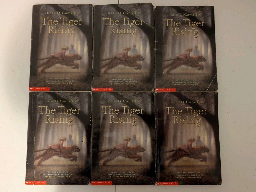 Lot of 6 The Tiger Rising by Kate DiCamillo Guided Reading Teacher Class Set
