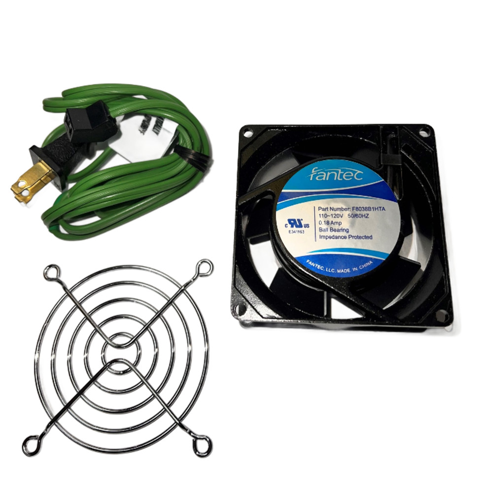 GCAB700 Cabinet Cooling Fan Kit, Cord and Wire Guard, 110-120V 50/60HZ 0.18AMP B