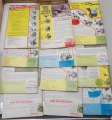 Lot of 12 Vintage Organic Gardening and Farming Magazines 1965 January-December
