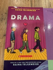 Raina Telgemeier 4 Book Bundle – Smile, Guts, Ghost, Drama – Very Good Condition