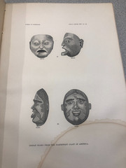 Smithsonian 3rd Annual Ethnology 1881 1882 Masks Maya Navajo Omaha Pottery Illus