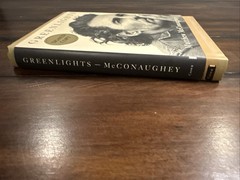 SIGNED Greenlights By Matthew Mcconaughey Hardcover