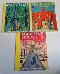 Madeline 3 Book Lot Ludwig Bemelmans Madeline In London Madeline’s Rescue (1953