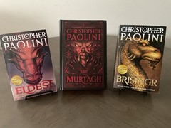 Murtagh by Christopher Paolini Deluxe Edition H/C- Eldest, Bisinger S/C Book Lot