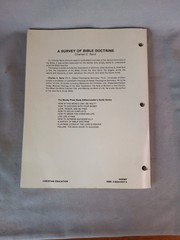 Charles C. Ryrie, A Survey Of Bible Doctrine Study Edition