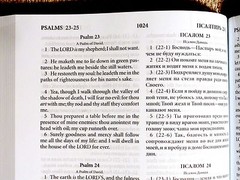 Russian/English Parallel Bible, Black Paperback, Synodal/King James Version