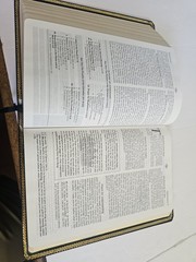 Thomas Nelson The Open Bible Genuine Leather Red Letter Edition Hardcover