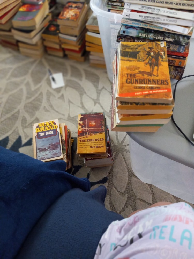 Western Paperback Books – Action Adventure Cowboys West