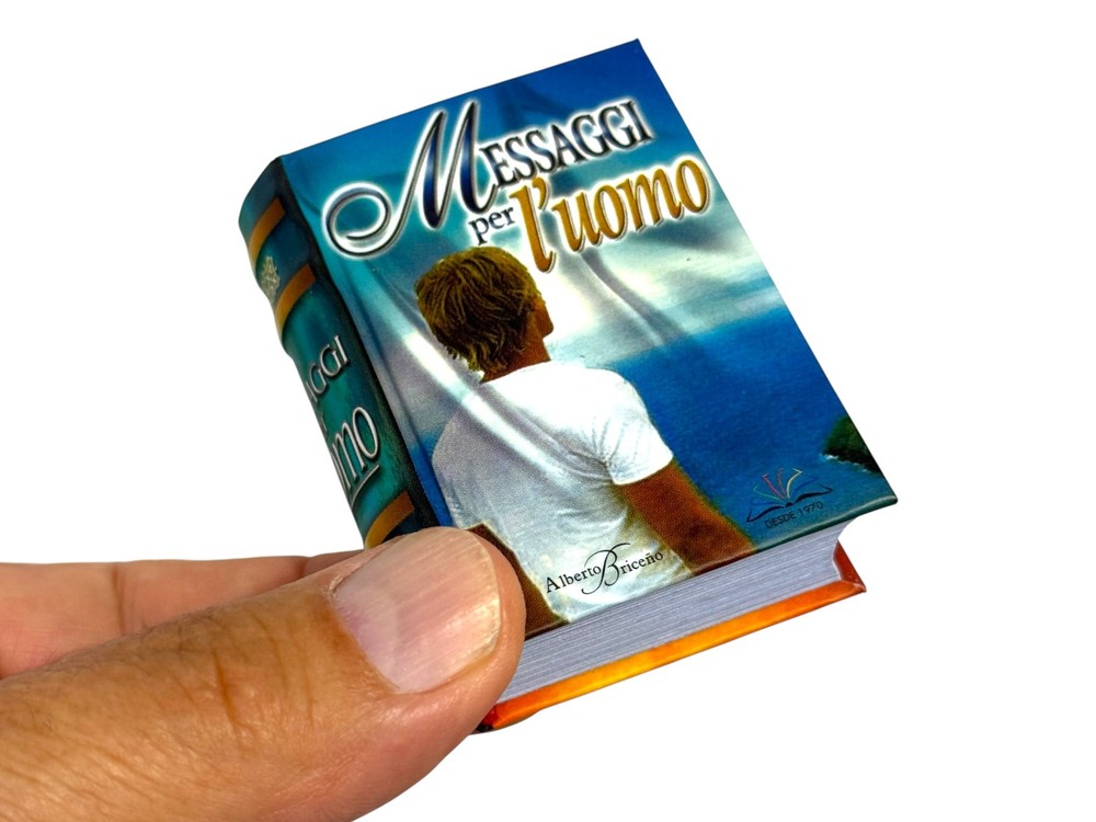 Messaggi per L’uomo mini book hardcover 430p hundreds of thoughts famous figures