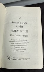 Holy Bible-King James Version 1972 Thomas Nelson Publication-Leather Bound-MINT!