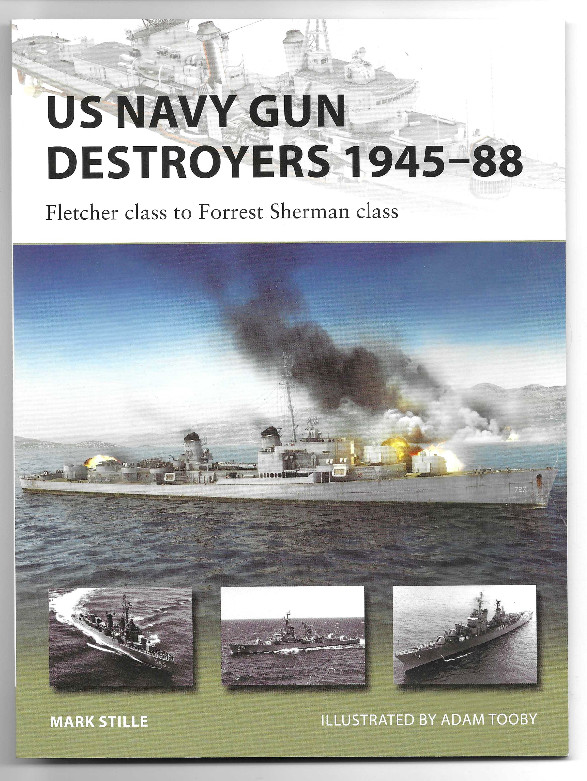 Osprey New Vanguard #322, US Navy Gun Destroyers 1945-88 Softcover Ref. NM