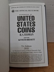 Blue Book – Handbook of United States Coins – 75th Edition *2018 w/Premium Lists