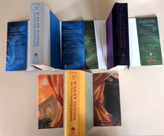 Harry Potter ser by JK Rowling, HC 1-7, 5 1sts full line, others later print