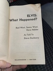 Elvis What Happened 1977 By Steve Dunleavy 332 Pages