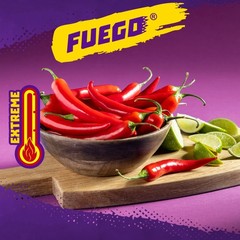 Takis Fuego 17 oz Fiesta Size Bag, Hot Chili Pepper & Lime Rolled Tortilla Chips