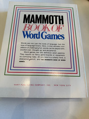 THE MAMMOTH Book of Word Games All Kinds of Word Play 510 Pages