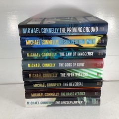 Michael Connelly The Lincoln Lawyer Complete Set 1-8 HC DJ Like New