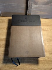 ESV FIRE BIBLE (FLEXISOFT, SLATE/CHARCOAL, RED LETTER): ENGLISH STANDARD VERSION