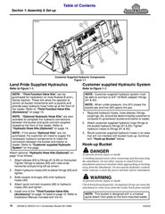 LAND PRIDE CB1060 CB1072 4-In-1 Combination Bucket Operators Manual BINDING