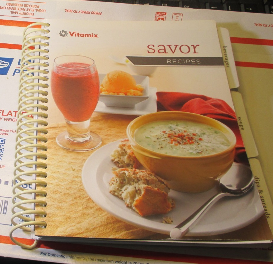 Vitamix Savor Recipes Cook Book Spiral Bound Cookbook Blender 348 Pages