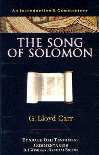 The Song of Solomon; Tyndale Old Testament Comme- Carr, 9780877842682, paperback