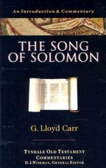 The Song of Solomon; Tyndale Old Testament Comme- Carr, 9780877842682, paperback