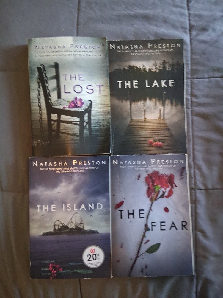 Natasha Preston 4 Book Paperback Lot- The Island, The Lake, The Lost The Fear