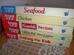 Lot of 5 – Simple 1-2-3 Cookbooks – Chicken, Seafood, Slow Cooker, Kids Recipes