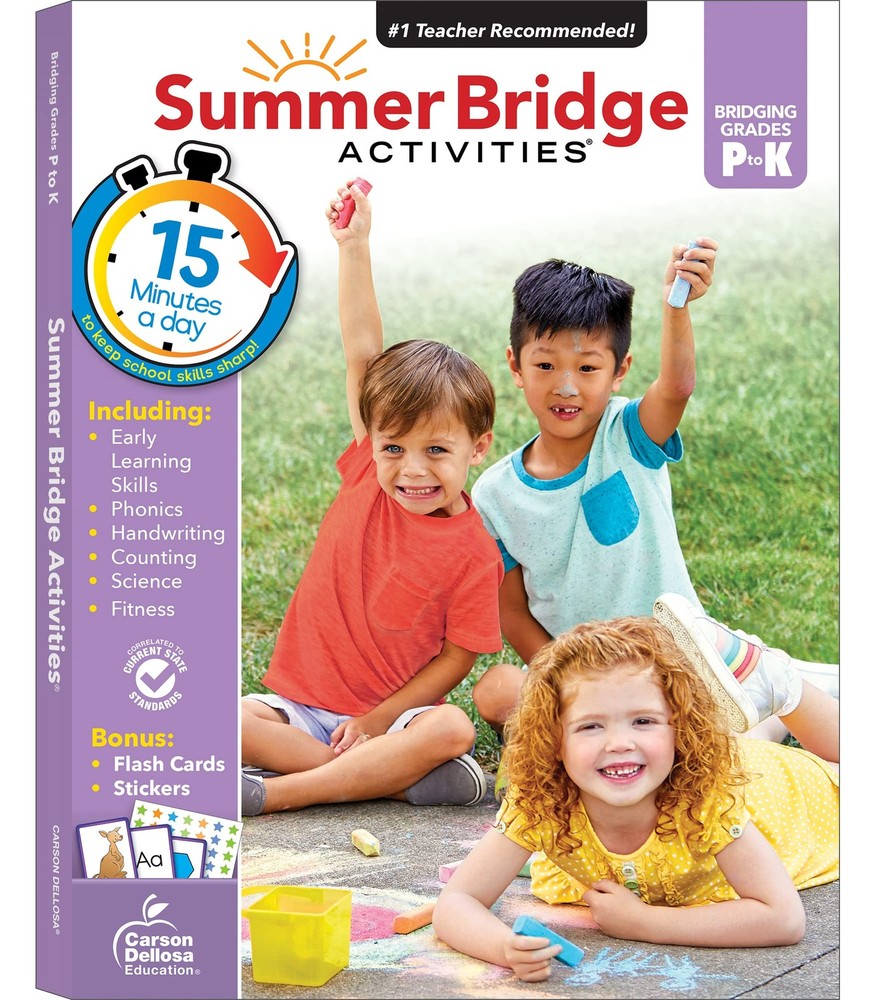 Summer Bridge Activities Preschool to Kindergarten Workbook, Activity Book A…