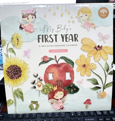 My Baby’s FIRST YEAR non dated Keepsake calendar w/ stickers New sealed