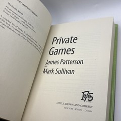 Private Games – Hardcover By Patterson, James – Mark Sullivan – First Edition