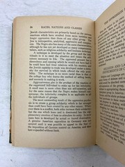 Races, Nations, and Classes by Miller Ex-library 1924 HC