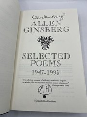 ALLEN GINSBERG ~ SIGNED ~ Selected Poems: 1947-1995 ~ First Edition hardcover