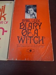 sybil leek books Lot Including Witch Craft, diary of A WITCH & Moon Signs