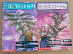 Animorphs PB lot of 9 #1,3-7,12,13,17 KA Applegate Invasion, Underground Change