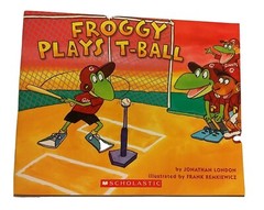 Froggy Plays T-Ball Children’s Paperback By Jonathan London HG34