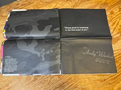 Andy Warhol by Cultura, 2005, First Edition, 30 pages tabloid-style book