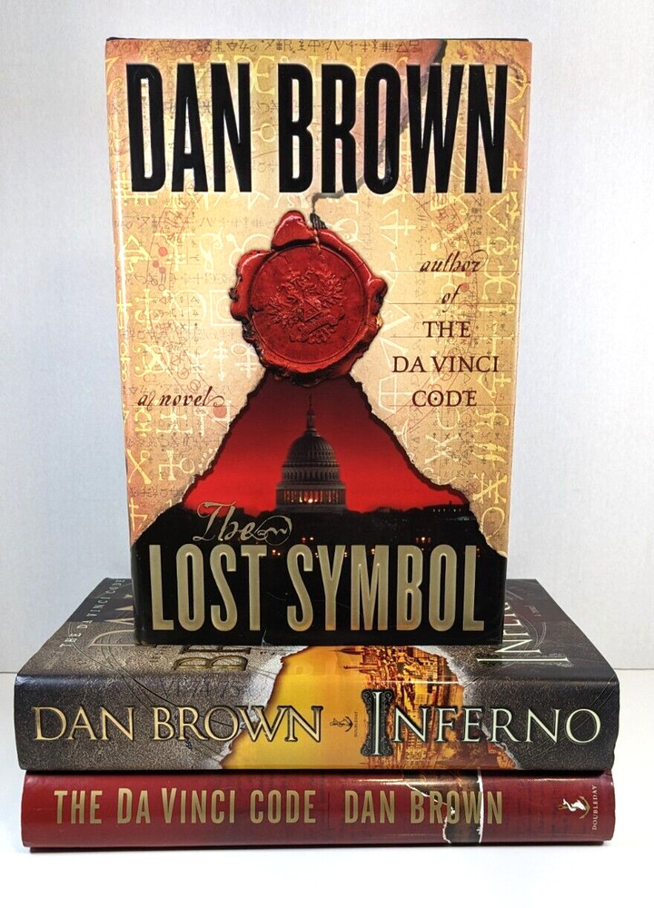 Robert Langdon Series Novels Dan Brown HC DJ 1stEd~Inferno~Da Vinci Code…