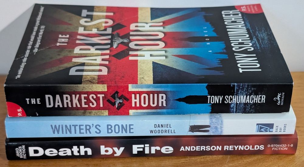 Lot of 3 Novels, Anderson Reynolds, Daniel Woodrell, Tony Schumacher… lot 156
